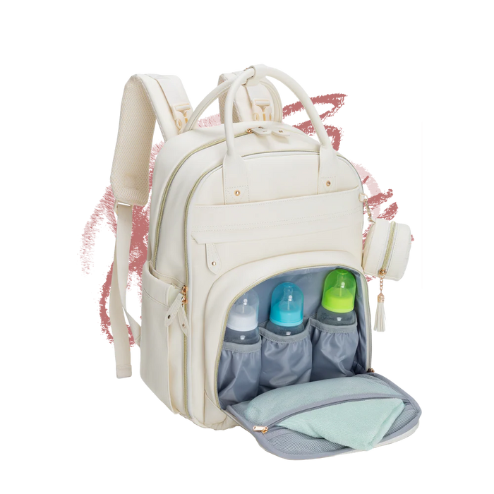 Mahogany Brands LLC Babbleroo Vegan Leather Diaper Bag