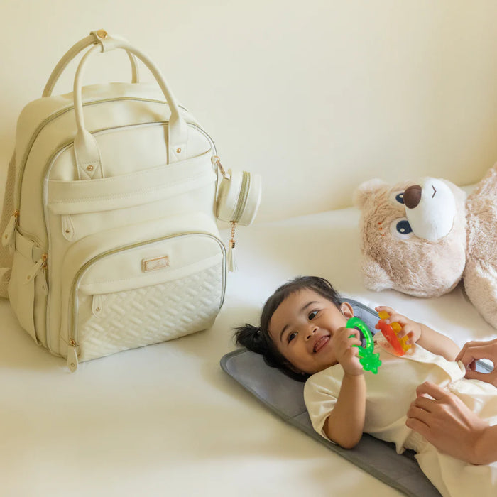 Mahogany Brands LLC Babbleroo Vegan Leather Diaper Bag
