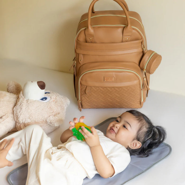 Mahogany Brands LLC Babbleroo Vegan Leather Diaper Bag