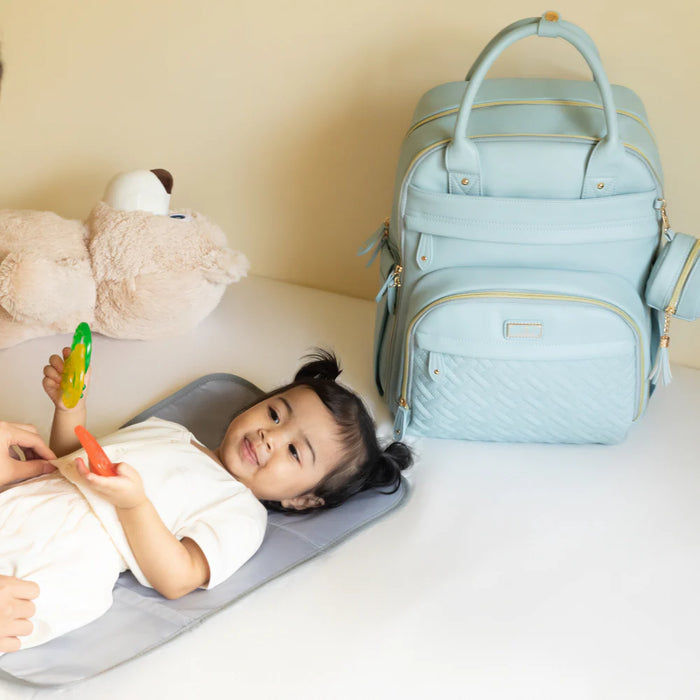 Mahogany Brands LLC Babbleroo Vegan Leather Diaper Bag
