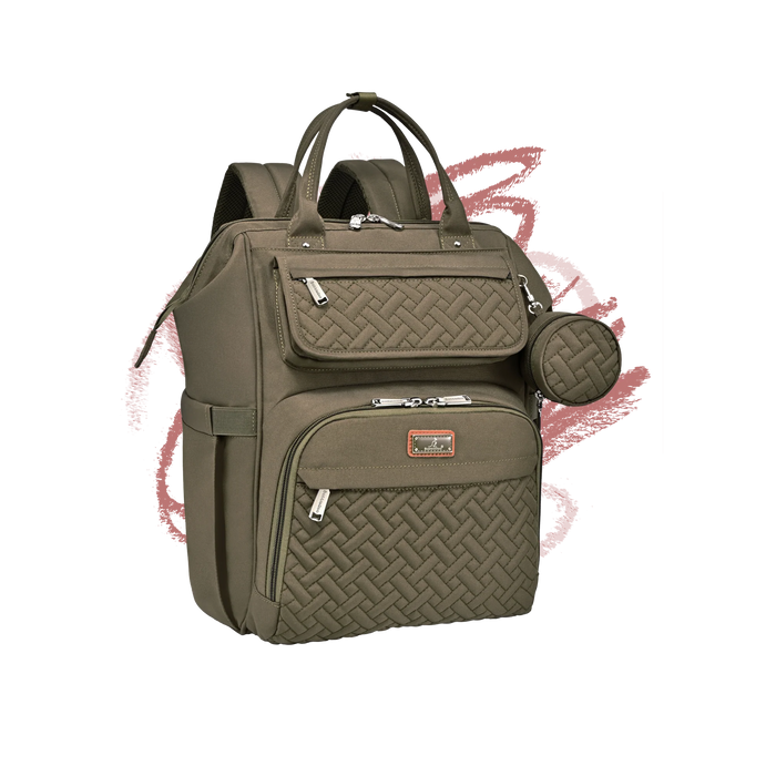 Mahogany Brands LLC BabbleRoo Wide Top Diaper Bag