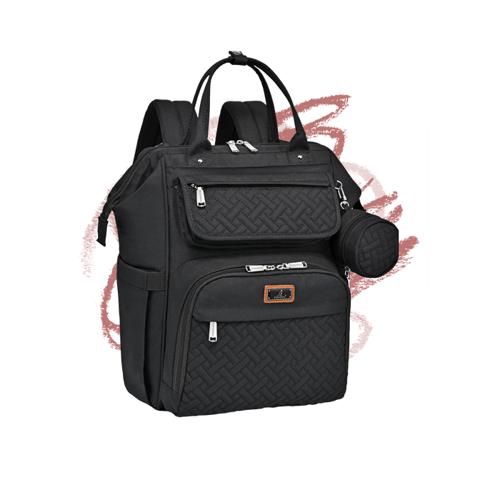 Mahogany Brands LLC BabbleRoo Wide Top Diaper Bag