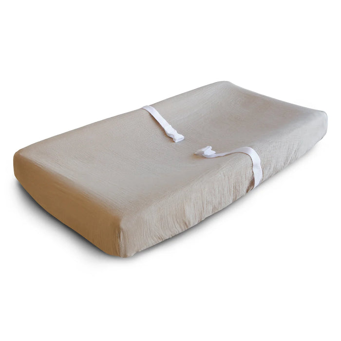 Mushie Muslin Changing Pad Cover