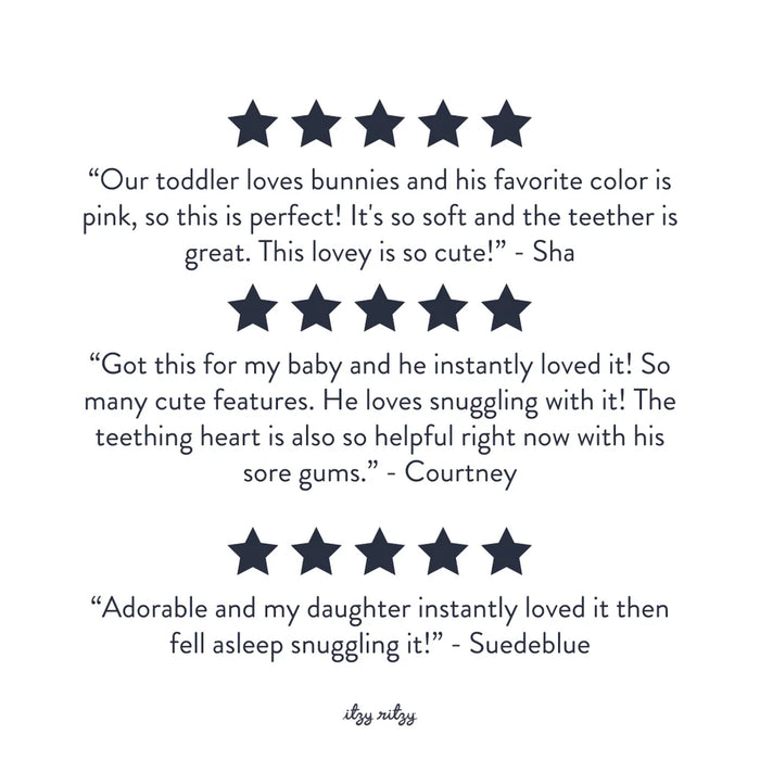 Itzy Lovey Plush and Teether Toy | Carmen the Cow