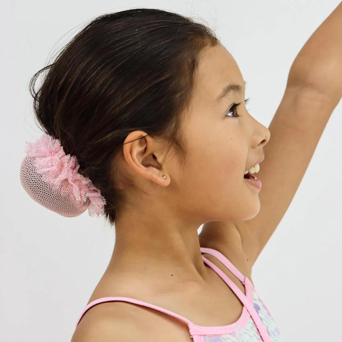 Pink Poppy Ballet Hair Bun