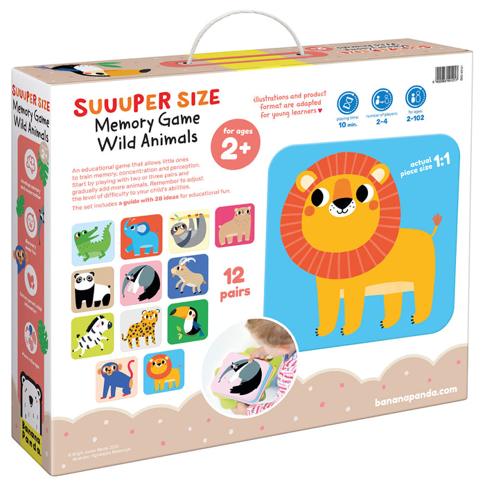 Banana Panda Suuuper Size Memory Game Wild Animals