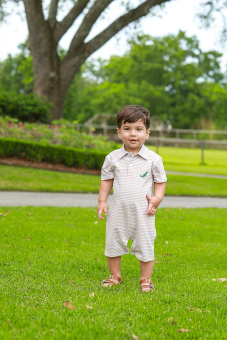 Trotter Street Kids Dino Mite Polo Romper