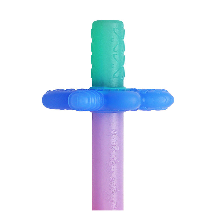 Itzy Ritzy Teensy Tube Teether | Pink Rainbow