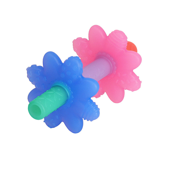 Itzy Ritzy Teensy Tube Teether | Pink Rainbow