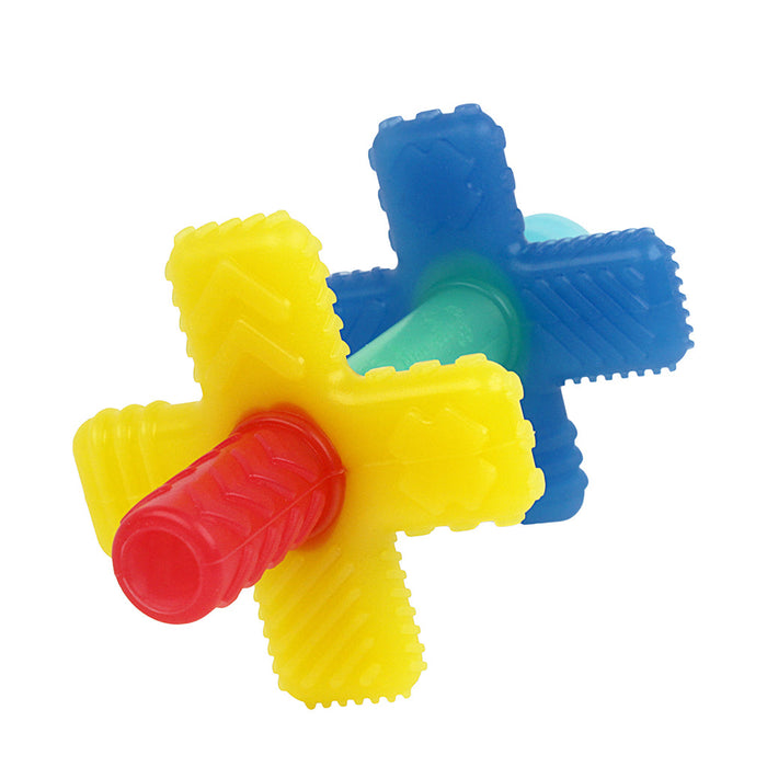 Itzy Ritzy Teensy Tubes Teether | Rainbow