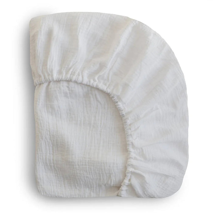Mushie Mini Muslin Crib Sheet