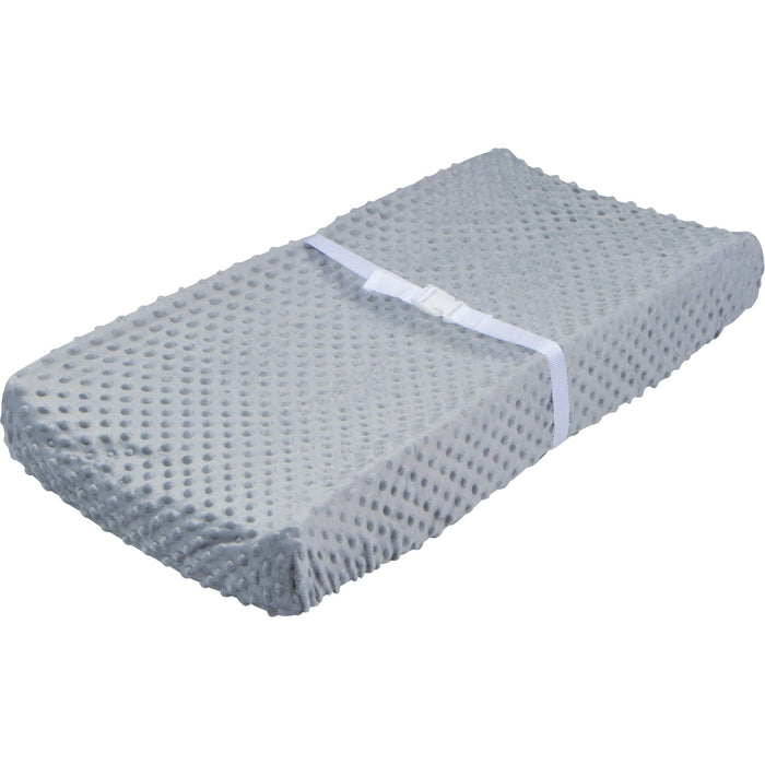 Gerber Grey Minky Dot Pad Cover