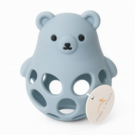 Sugar & Maple Silicone Teether - Cullen's Babyland & Playland