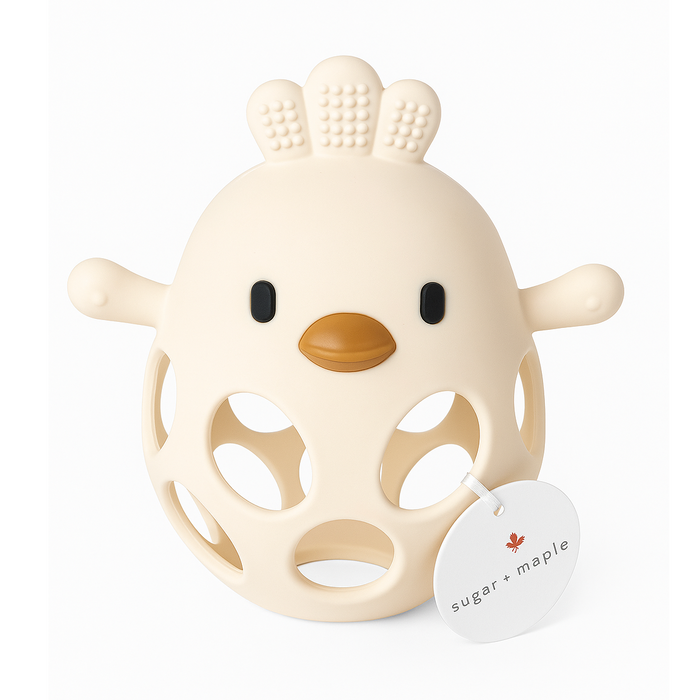 Sugar & Maple Silicone Teether - Cullen's Babyland & Playland