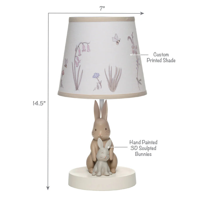Lambs & Ivy Bunny Hop Lamp w/Shade