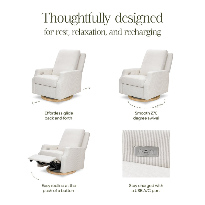 Namesake Crewe Electronic Recliner and Swivel Glider