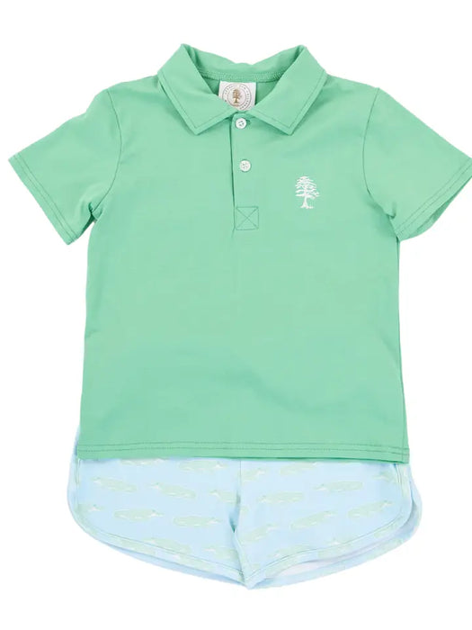 Cypress Row A Little Snappy Porter Polo Set