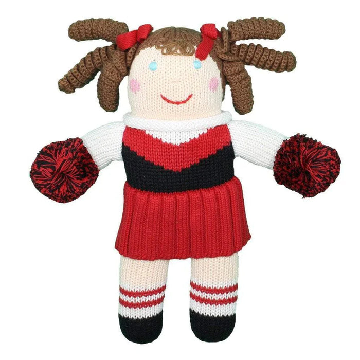 Zubels Red/Black 12" Cheerleader Doll
