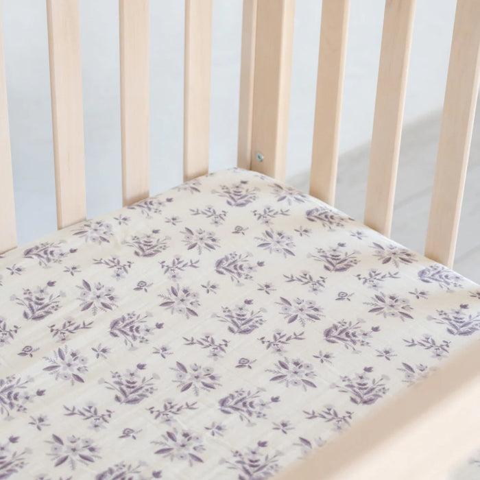 Saranoni Forget Me Not Crib Sheet
