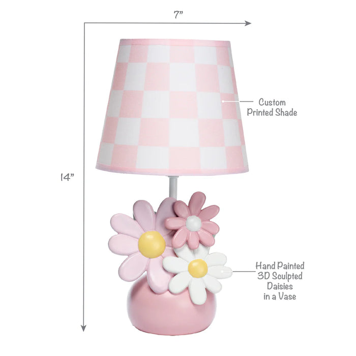Daisy Dreams Lamp w/Shade & Bulb