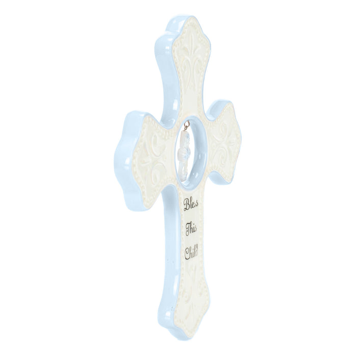 Demdaco Blue Hanging Cross