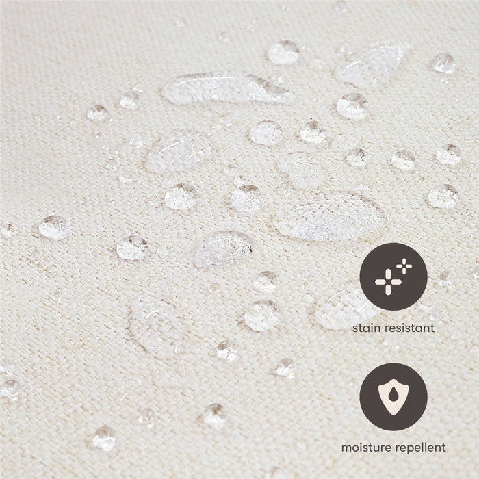 Babyletto Cali Pillowback Chair and a Half Glider in Eco-Performance Fabric | Water Repellent & Stain Resistant