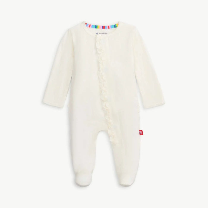 Magnetic Me Egret Footie w/ ruffles