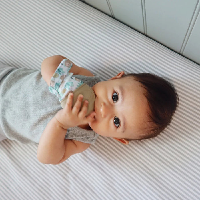Itzy Ritzy Silicone Teething Mitt | Sloth