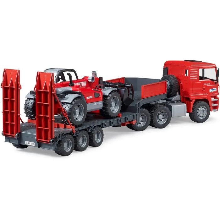 Bruder MAN TGA Loader Truck with Manitou Loader
