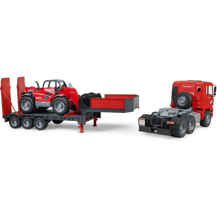 Bruder MAN TGA Loader Truck with Manitou Loader