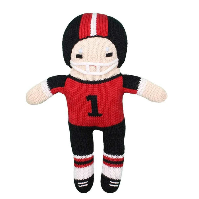 Zubel's 12" Red/Black Football Doll