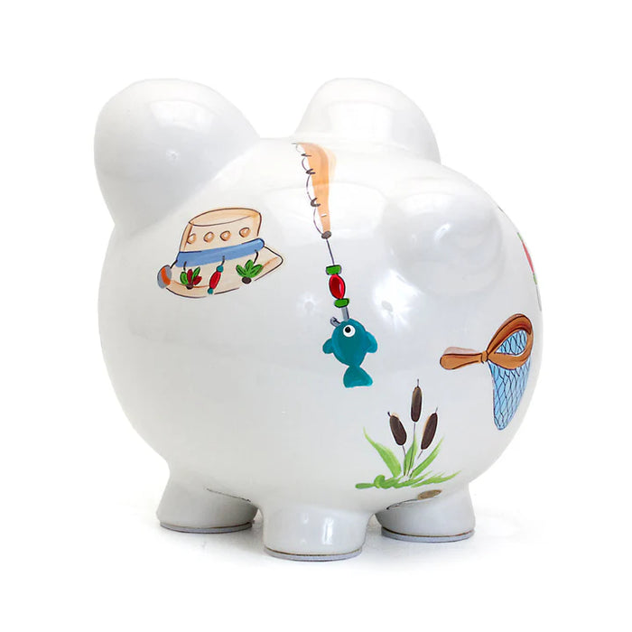 Child to Cherish Gone Fishing Piggybank