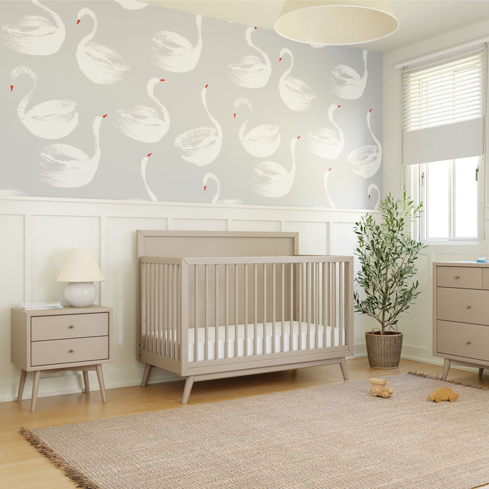 Babyletto Palma 4-in-1 Convertible Crib with Toddler Bed Conversion Kit