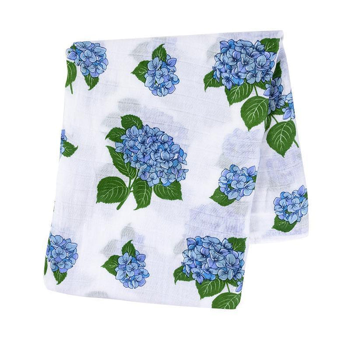 Little Hometown Hydrangeas Swaddle Blanket