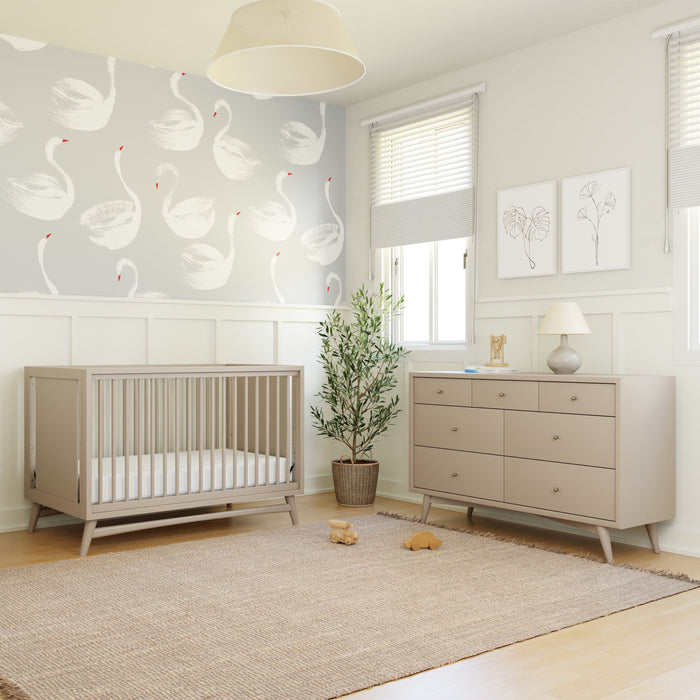 Babyletto Peggy 3-in-1 Convertible Crib with Toddler Bed Conversion Kit