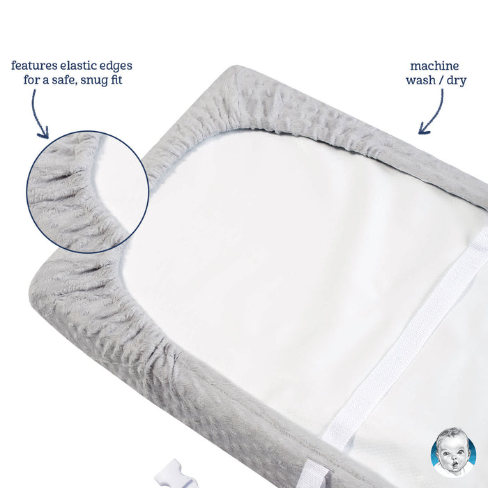 Gerber Children's Pink Minky Changing Pad Cover