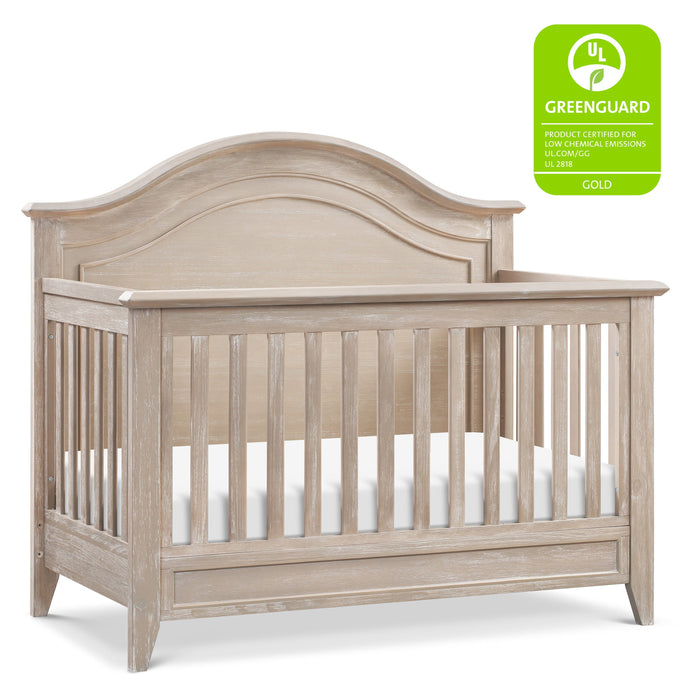 Monogram by Namesake Barrow Rustic 4-in-1 Convertible Curve Top Crib