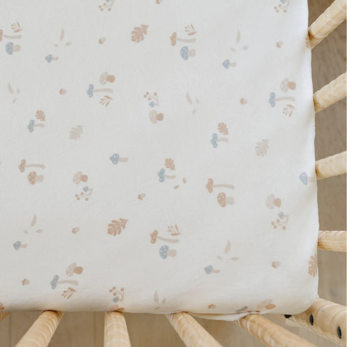 Saranoni Mushroom Crib Sheet