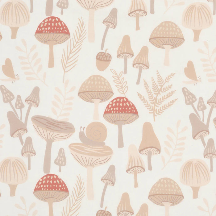 Lambs & Ivy Mushroom Meadow Crib Sheet