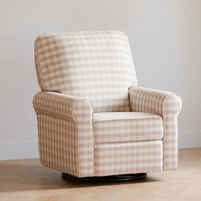 Monroe Power Recliner - Tan Gingham