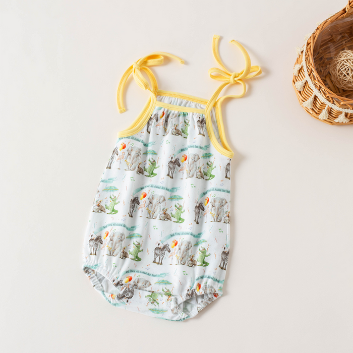 Nola Tawk And They All Asked For You Shoulder Tie Onesie