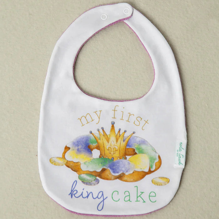 Nola Tawk My First King Cake Bib