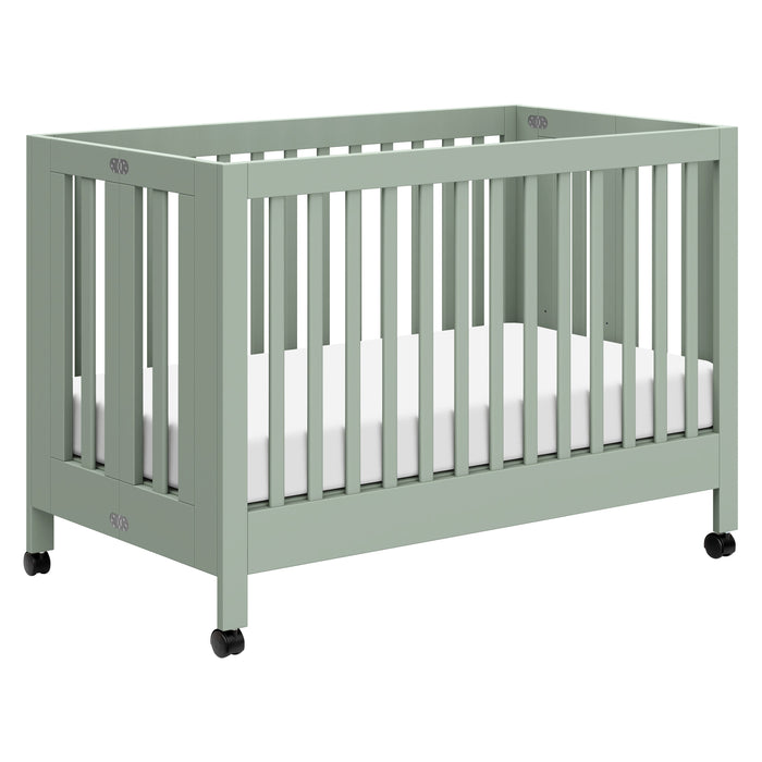 Babyletto Maki Portable Folding Crib with Toddler Bed Conversion Kit