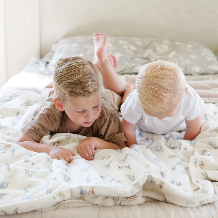 Saranoni Peter Boy Rabbit Bamboo Rayon Muslin/Lush Blanket