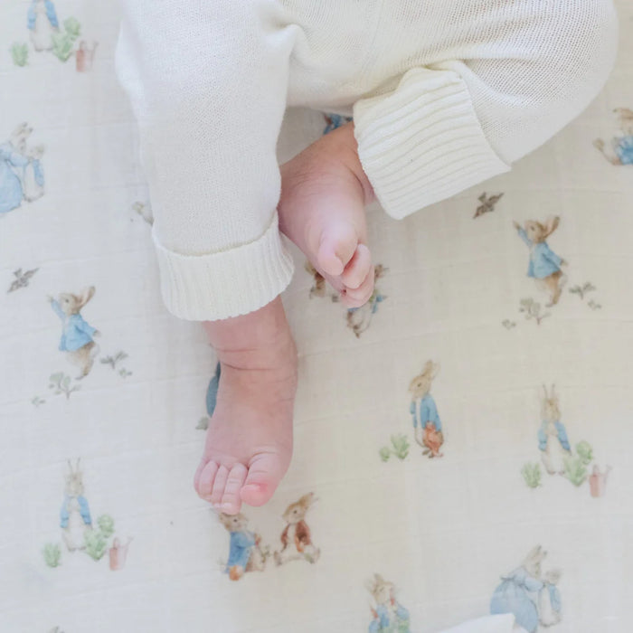 Saranoni Boy Peter Rabbit Changing Pad Cover - Cullen's Babyland & Playland