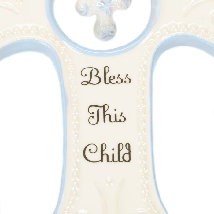Demdaco Blue Hanging Cross