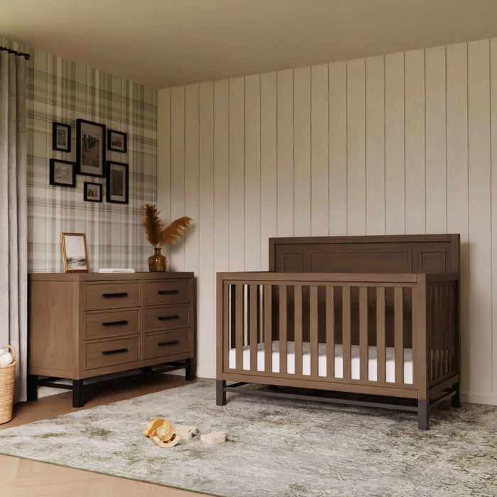Monogram by Namesake Newbern 4-in-1 Convertible Crib