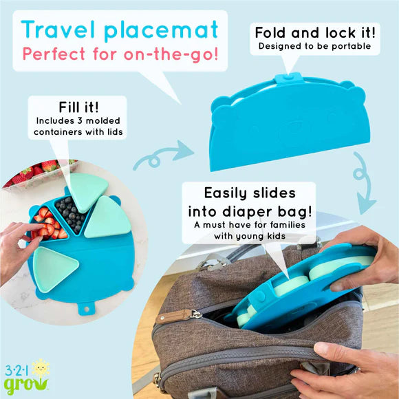 321Grow On The Go Snack Mat