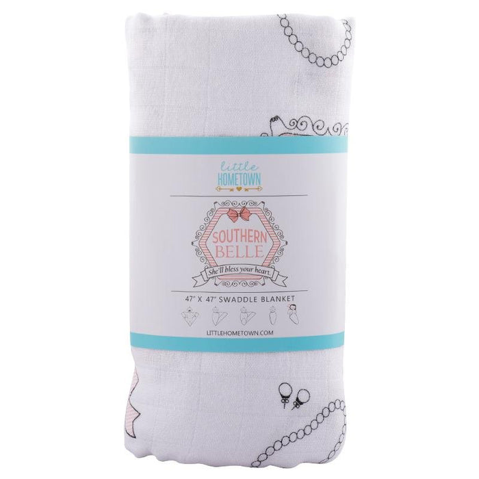 Little Hometown Southern Belle Swaddle Blanket