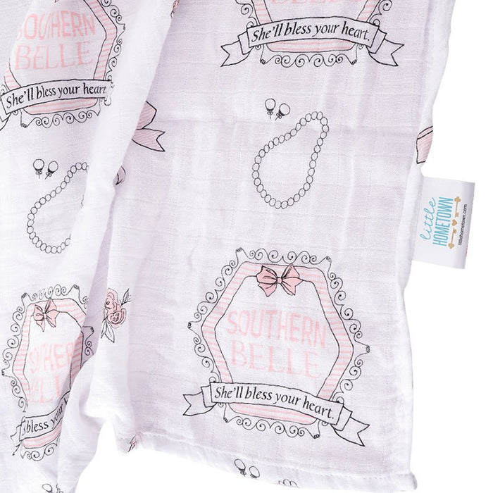 Little Hometown Southern Belle Swaddle Blanket